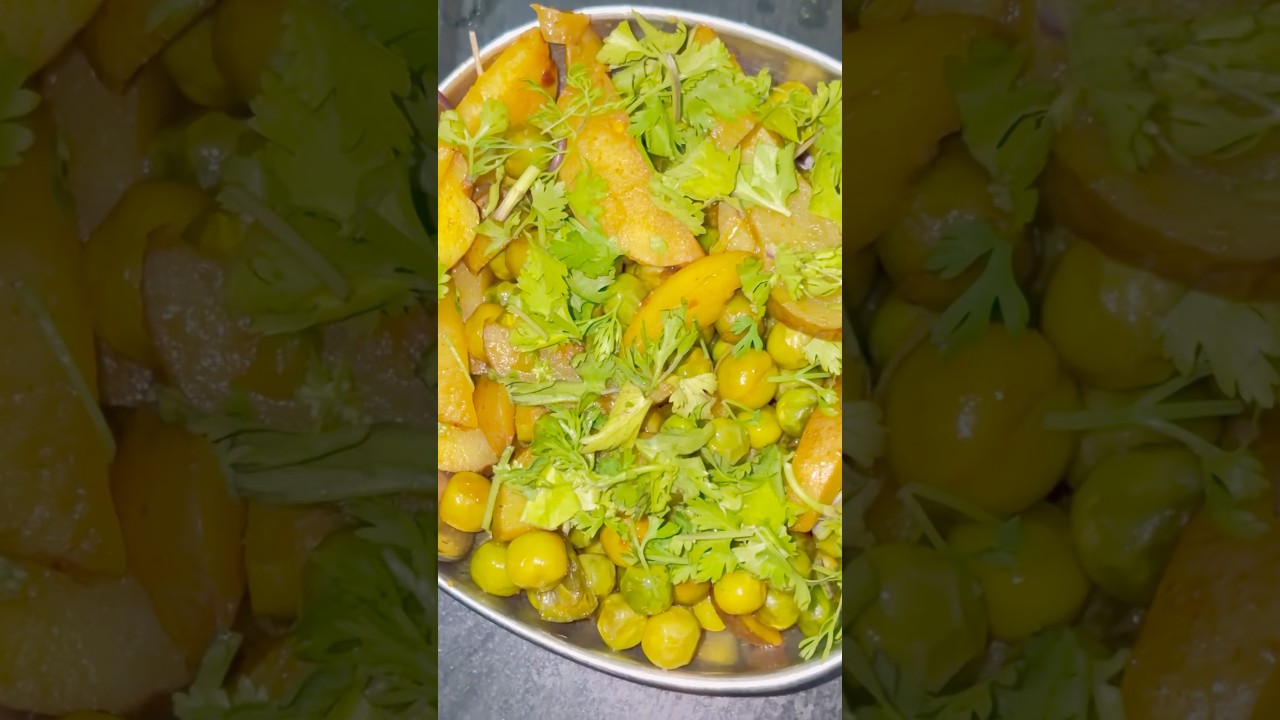 No Oil Aloo Matar Sabji Recipe | Zero Calorie Diet Sabzi | Healthy Sarson Oil Style Aloo Matar Jo No Oil Aloo Matar Sabji Recipe | Zero Calorie Diet Sabzi | Healthy Sarson Oil Style Aloo Matar Jo