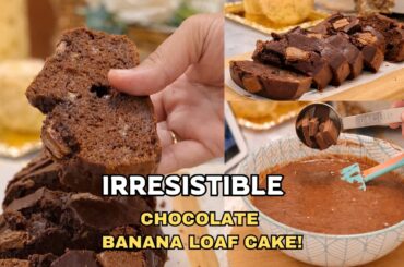 Healthy Chocolate Banana Cake | Easy One Bowl Recipe | Ramadan Iftar Dessert | Cake banane ka tarika