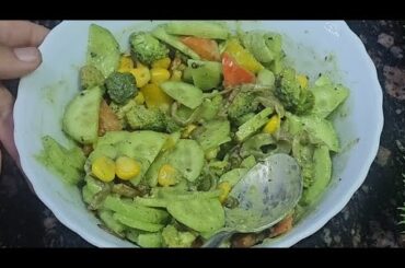 Green Salad Recipe | Healthy Food Recipe | Salad Recipe | Healthy Breakfast Lunch Dinner Salad