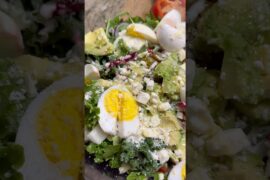 High Protein Duck Egg & Avocado Salad | Healthy Weight Loss Lunch