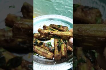 10-Min Healthy Masala Moringa Sticks | Drumstick Snack Recipe | Sargva Masala Fry #shortsrecipe