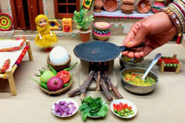 How to Make Egg Milk Paratha | Miniature Anda Paratha | Healthy Breakfast Ideas | Look Mini Food