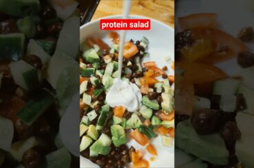 very easy high in protein salad #saladrecipe
