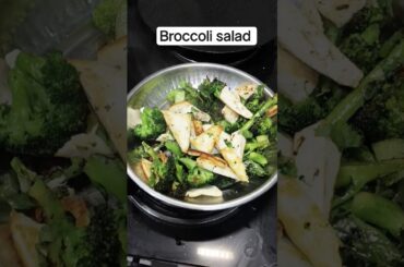 healthy brocoli salad with lots of protein #minivlog #cooking #food #weightloss