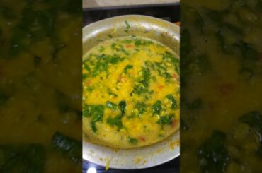 Healthy Palak Dal Recipe #dalchawal #dalrecipe #dinnerideas #lunchideas #food #shortvideo #cooking