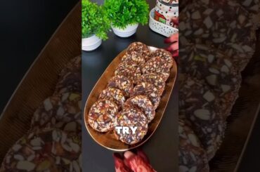 Sugar-Free Dry Fruit Rolls | Healthy No-Bake Energy Snack #Shorts #Recipe #making