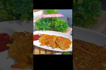 Healthy Breakfast Recipe! Veggie Pancake #youtubeshorts #recipe #shorts