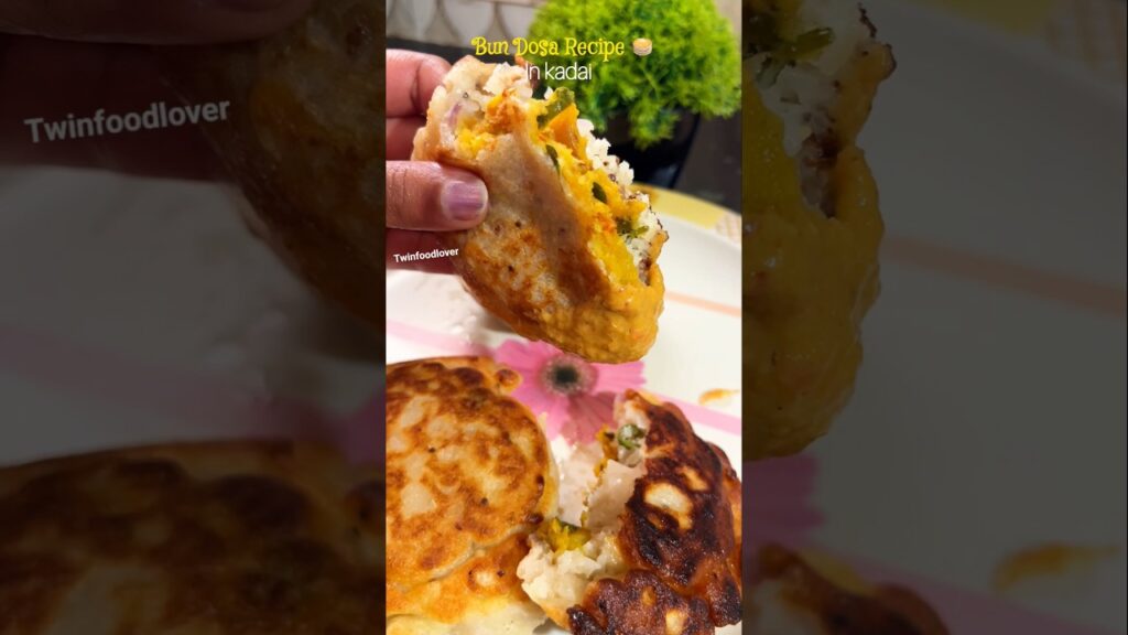 Healthy breakfast Recipes |instant snacks recipe |bun dosa recipe #recipe #shorts #food #indianfood