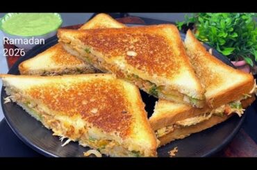 This Breakfast Sandwich Is So Easy To Make! | Easy Bread & Egg Breakfast |10 minute breakfast