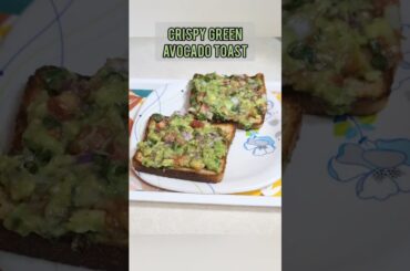 Easy Crispy Avocado Toast | Healthy Breakfast Recipe
