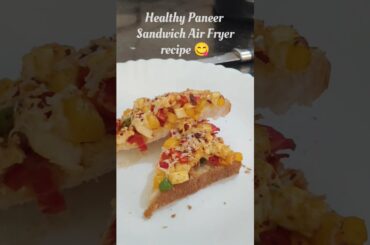 5 Minute Paneer Sandwich in air fryer #reels #shorts #viral #trending #panner #food #solara