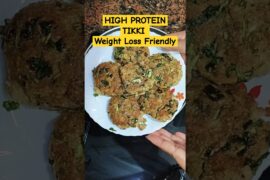 Low Calorie High Protein Soya Tikki | Easy Weight Loss Snack | No Deep Fry Recipe