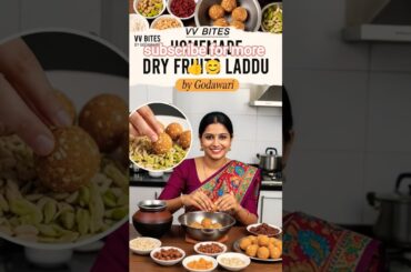 Healthy Dry Fruits Laddu Recipe | No Sugar Energy Laddus | VV Bites by Godawari