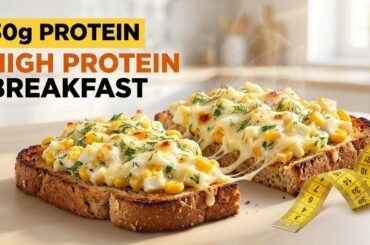 High-Protein Hot Sandwich | 30g Protein in 8 Minutes | Quick & Healthy Breakfast