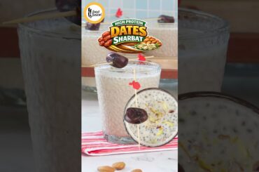 High Protein Dates Sharbat Ramadan Special Recipe by Food Fusion