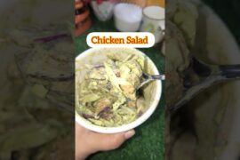 High Protein Chicken Salad| Healthy Dinner Recipe #food #ytshorts #easyrecipe #healthyfood #salad