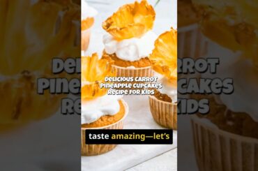 Carrot Pineapple Cupcakes #Shorts #shortscooking #cupcakes #recipe #youtubeshorts #snacks #cooking