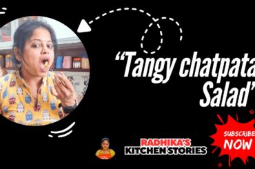 No Boring Diets!Try This Tangy & Chatpata Healthy Salad, Tangy Chatpata Salad Chatpata, Salad Recipe