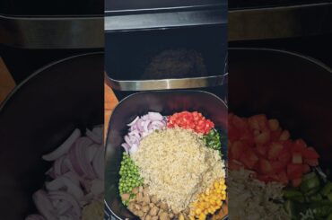 Air Fryer Vegetables Pulao #recipe #shortsvideo #reels #rice #cooking #food