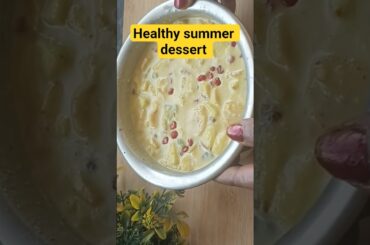 healthy fruit custard without custard #fruitcustard #healthyrecipes #dessert #trending #yt #ytshorts