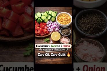 7 Day Weight Loss Challenge | Healthy Salad Recipe #foodie #weightloss #weightlossjourney #shorts