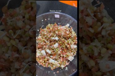 Healthy sprouts salad #recipe #easyrecipe #healthybreakefast #shorts #youtubeshorts #food #salad