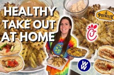 4 Easy & Healthy Copycat Fast Food Recipes at HOME | WeightWatchers Points | Take Out at Home
