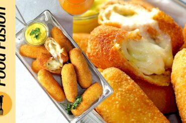 Stuffed Chicken Fingers Ramadan Special (Make & Freeze) Recipe by Food Fusion