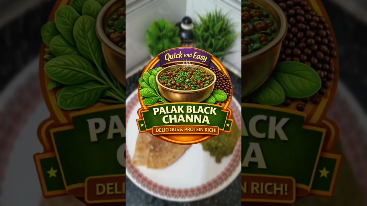 Palak Channa Curry | High Protein Healthy Dinner Recipe Palak Channa Curry | High Protein Healthy Dinner Recipe