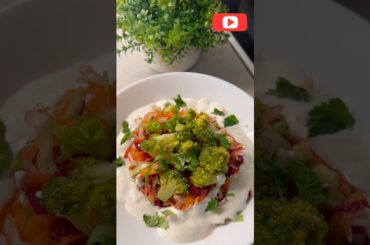 Weight Loss Broccoli Salad | Healthy Veg Diet Recipe #foodshorts #recipe #dietfood #healthydish