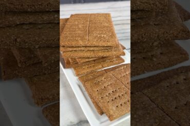 Healthy Homemade Graham Crackers Refined Sugar Free!