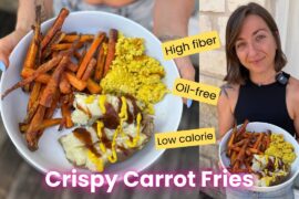 5-Minute Carrot Fries Recipe | High Volume Weight Loss Meal