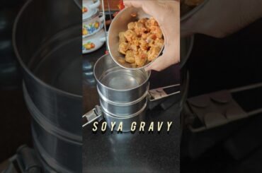 Today's samayal vegetable rice and soya gravy #shortsfeed #shorts #viralvideo #cooking #lunchbox