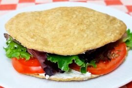 Delicious LOW CALORIE SNACK - NO FLOUR, HIGH FIBER, Easy, Quick, Cheap and Healthy