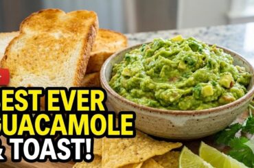 Best Guacamole Toast Recipe | Healthy 5 Minute Avocado Toast with Seeds | No Onion