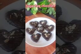 3 ingredients healthy heart chocolate | diet sweet | sugar free | diet dessert | rich antioxidants