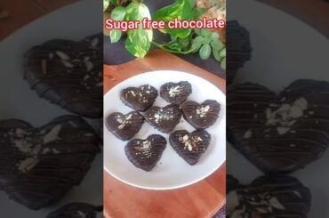 3 ingredients healthy heart chocolate | diet sweet | sugar free | diet dessert | rich antioxidants