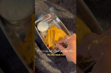 Healthy paneer cheese paratha recipe for kids lunch box(healthy protein rich paneer recipes for kids
