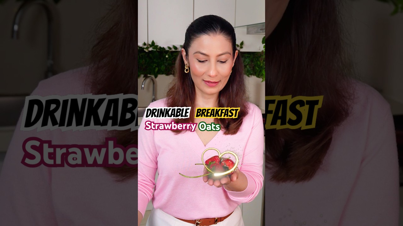 Better Than Dessert! My 5-Minute No Sugar Strawberry Milkshake Oats Recipe Better Than Dessert! My 5-Minute No Sugar Strawberry Milkshake Oats Recipe