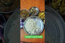 Healthy lunch thali #food #viral #recipe #lunch #healthy #homemade #shorts #yt#villagefood #trend