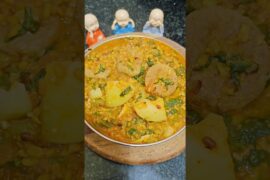 Odia Saga Muga Dal Recipe | Protein Rich Green Moong Dal with Leafy Greens