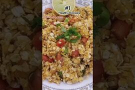 Day 1/7 Healthy Weightloss Recipe | Oats Upma #shorts #asmr #youtubeshorts #healthy
