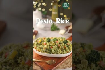 Basil Pesto Rice. #amrutvaheritagekitchen #pesto #rice #healthy #dinner #recipe #oliveoil #food