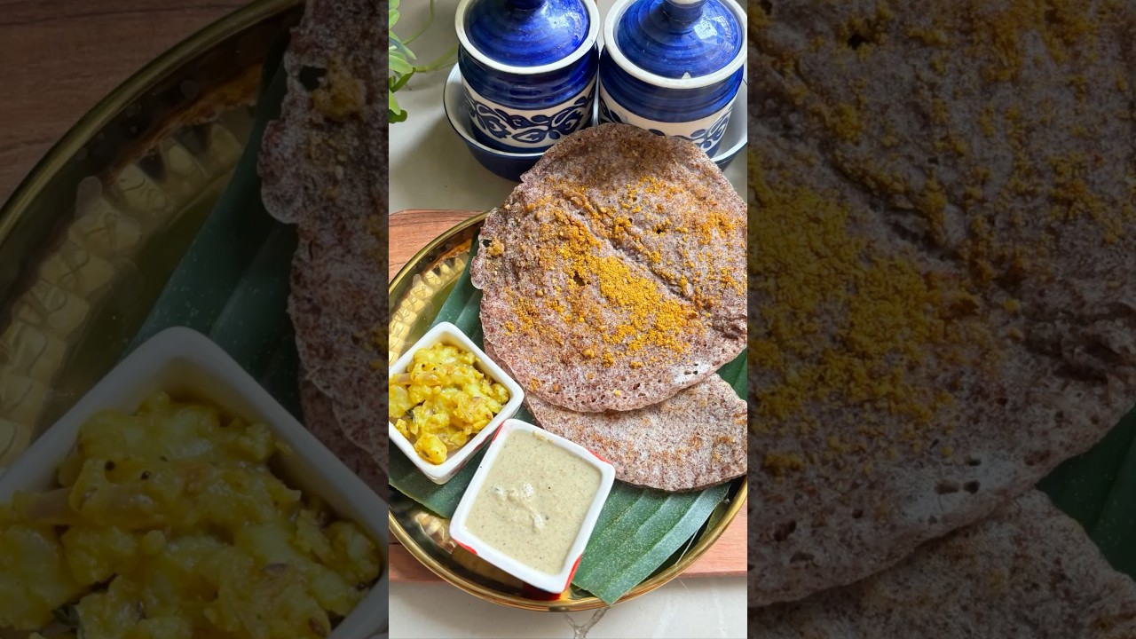 Ragi Dosa| Weightloss Recipe| Healthy Breakfast #recipe #breakfast #shorts #food #healthy #yummy Ragi Dosa| Weightloss Recipe| Healthy Breakfast #recipe #breakfast #shorts #food #healthy #yummy