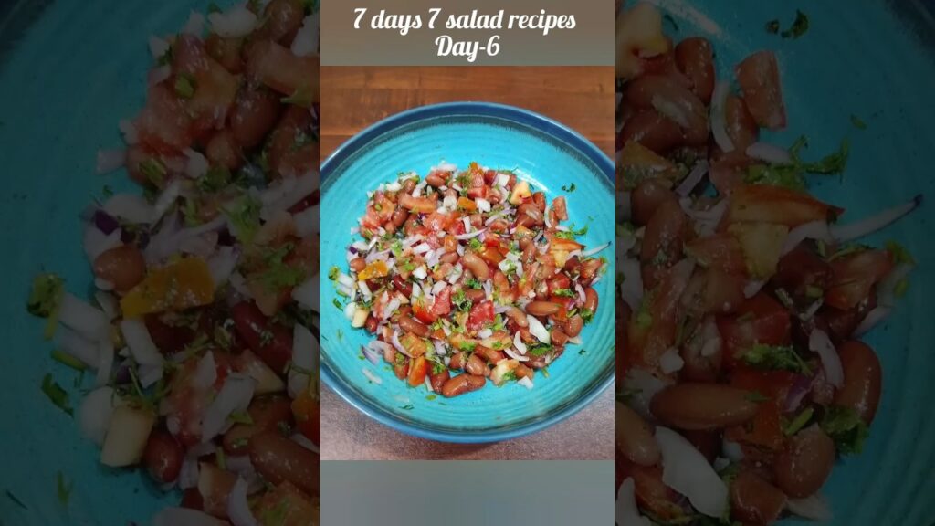 Healthy Rajma Salad Recipe | High Protein Diet Salad | 7 Days 7 Salad Recipes Day 6