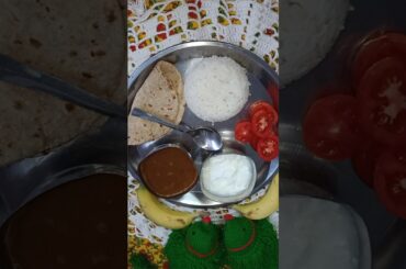 today's lunch thali #shorts#breakfast #recipe #food #cooking#youtubeshorts #trendingshorts#trending