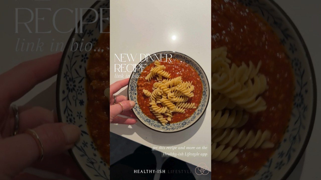 DINNER Recipe Available On The app | Healthy-ish Lifestyle DINNER Recipe Available On The app | Healthy-ish Lifestyle