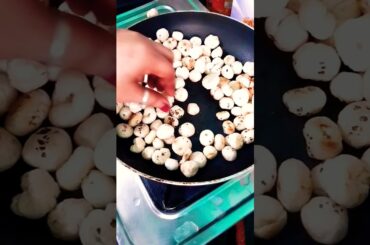 Makhana Would you Try This?? No Face No Oven #trending