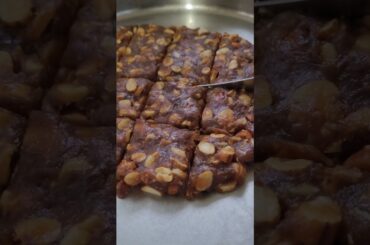 Dry Fruits Barfi |Zero Sugar Dessert recipe |Healthy Dry Fruits #recipe #shorts #dessert #dryfruits
