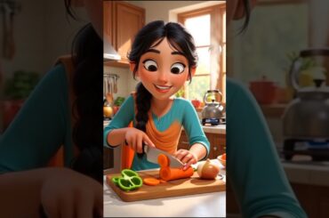 “5 Min Healthy Lunch Box Idea! | Cute Cartoon Cooking Vlog” #LunchBoxIdeas#VegLunchBox#foodmomvlog